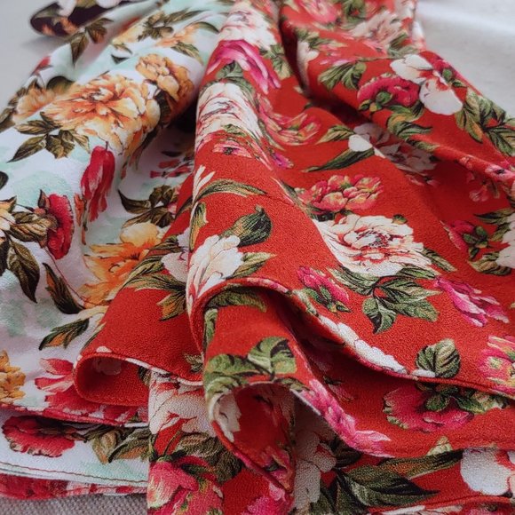 Farm Rio Patchwork Floral Printed Midi Skirt for Anthropologie Sz. Small - Picture 12 of 13